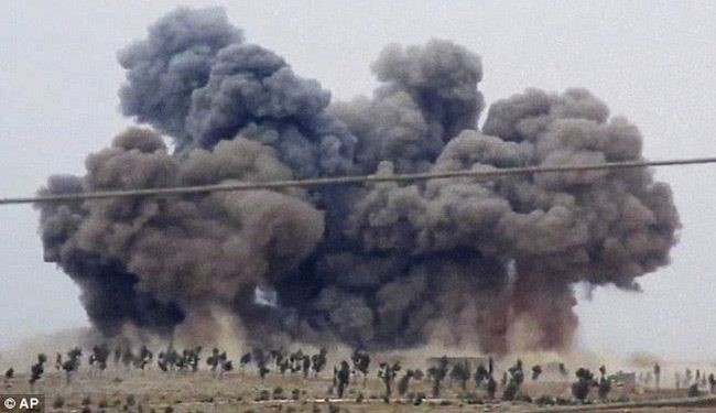 Russian Jets Target ISIL and Qaeda Positions in Syria