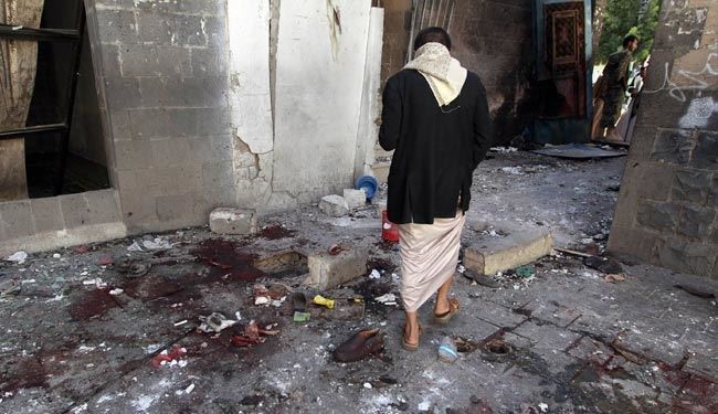 حمله تروریستی به مسجدی در صنعا