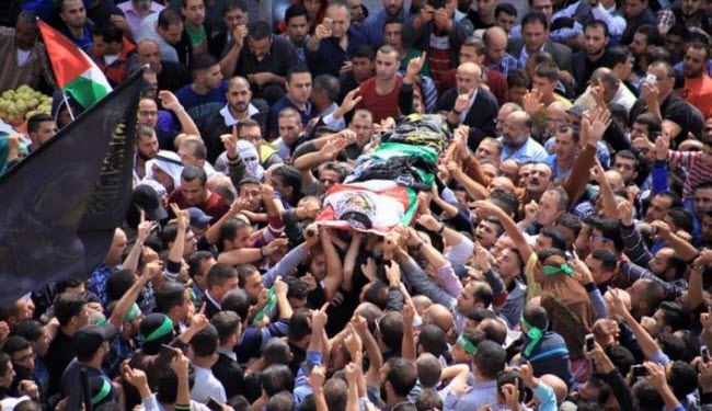 7 شهداء بمواجهات في غزة والضفة و جنازة مهيبة للشهيد الحلبي