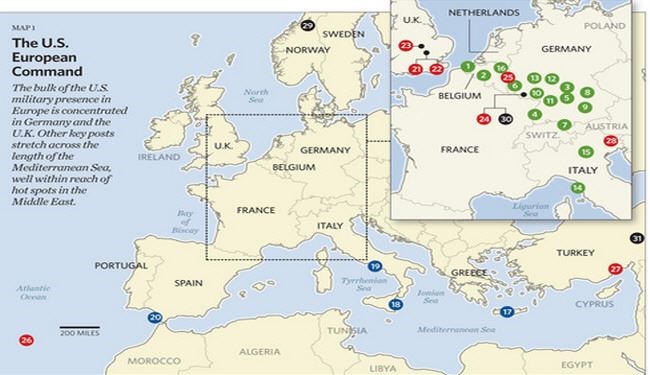 آمریکا در خاک اروپا موشک آزمایش می‌کند