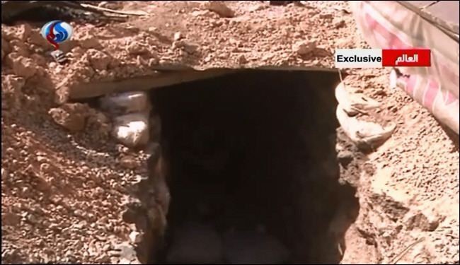 کشف تونل سری داعش در رمادی