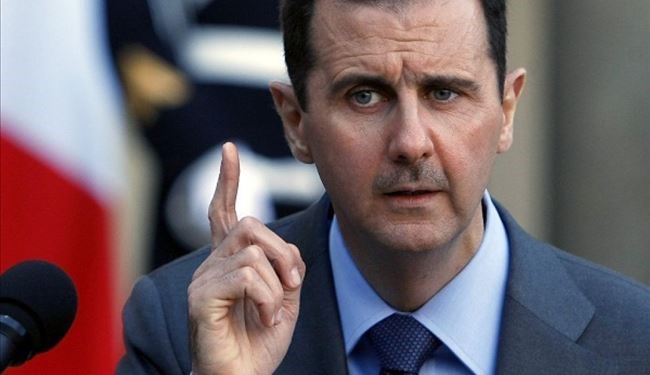 بشار اسد هلال شیعی  را  رد کرد