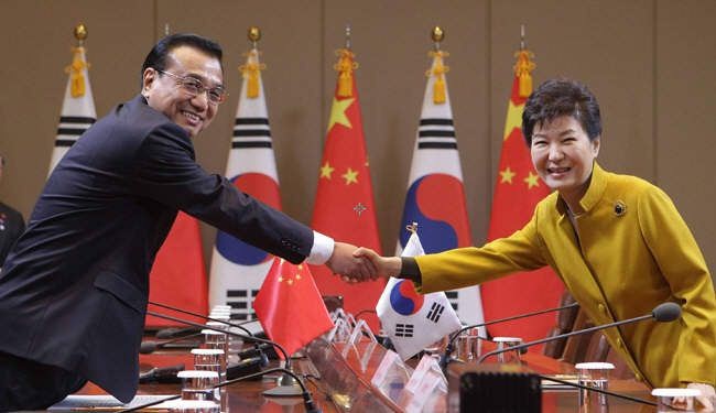 محادثات صينية - كورية جنوبية حول كوريا الشمالية والتجارة الحرة
