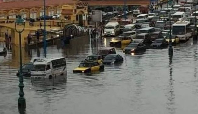 ارتفاع ضحايا الأمطار الغزيزة بمصر إلى 12 شخصا