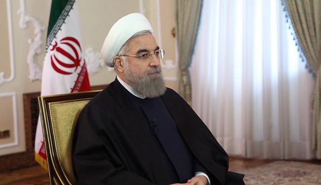 الرئيس روحاني يرحب بتعزيز العلاقات مع ايطاليا