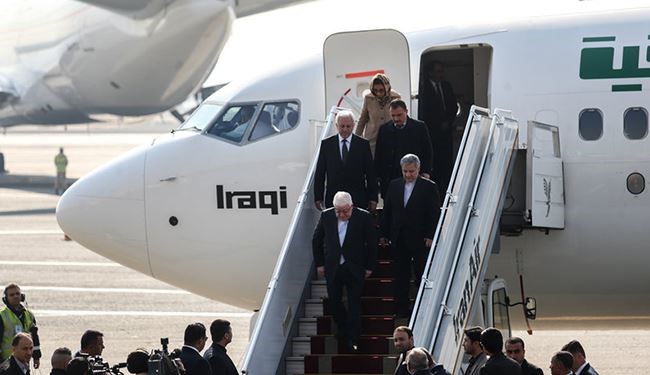 رئیس العراق یصل طهران للمشاركة بقمة الدول المصدرة للغاز