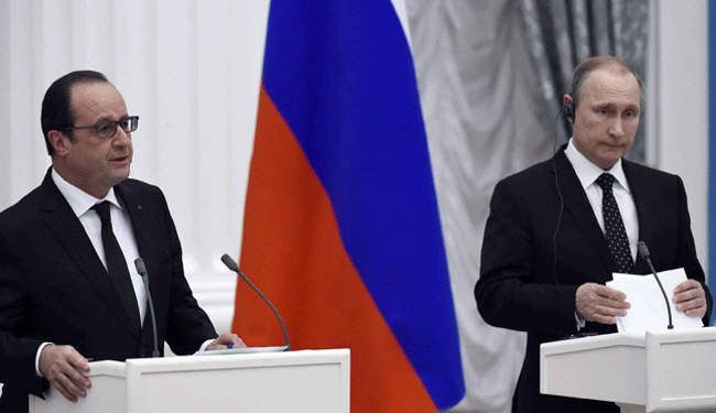 فرنسا وروسيا تريدان تنسيق ضرباتهما ضد تنظيم «داعش»