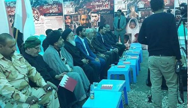 نمایشگاه حمایت از انقلاب بحرین در کربلا