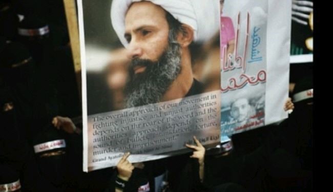 تظاهرات مردم شرق عربستان در حمایت از شیخ نمر