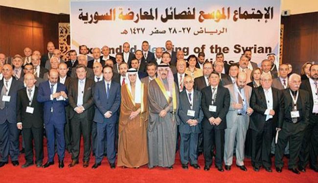 نتایج نشست مخالفان سوری حامی عربستان درریاض