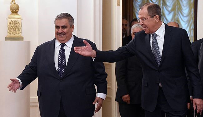 Lavrov and Bahraini FM Hold Press Conference in Moscow