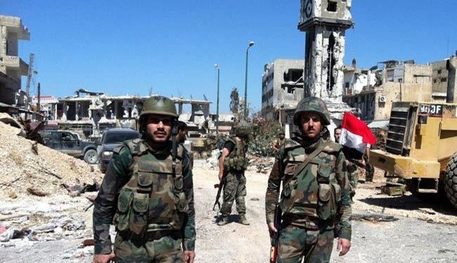 آزادسازی یکی از مناطق حماه در سوریه