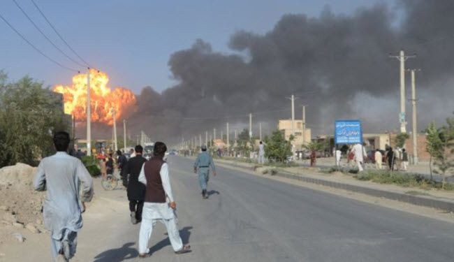 هجوم انتحاري قرب مطار كابول