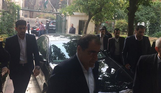 صور خاصة: وزير الصحة الإيراني يصل إلى دمشق قادما من بيروت