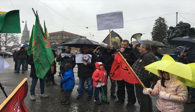 اعتراض علیه اعدام شیخ نمر در سوئیس