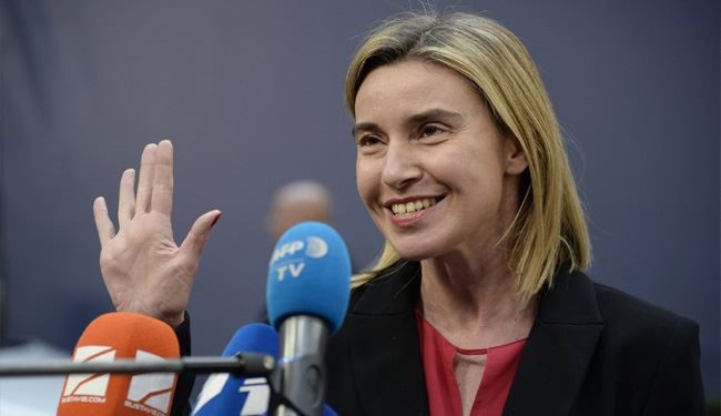 EU’s Mogherini Sees Iran Nuclear Deal Implemented ‘Soon’