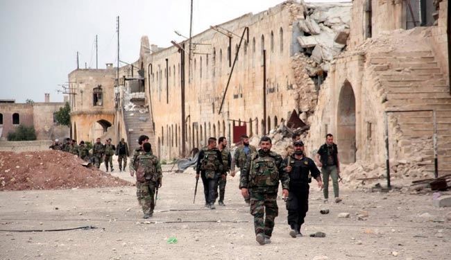 ورود نیروهای سوری به شهر سلمی