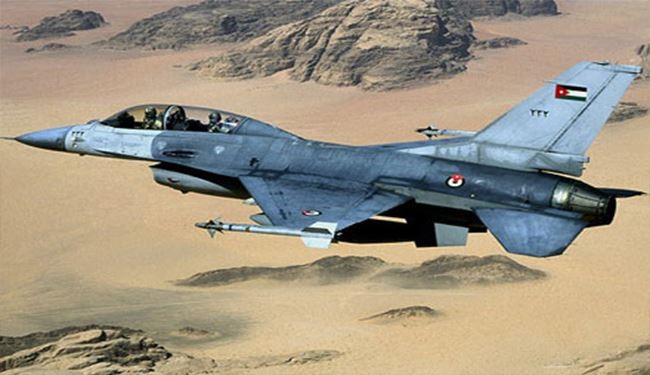سقوط هواپیمای نظامی اردن