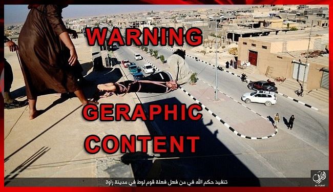 PICS: Another ISIS Public Savagery, Terrorists Throw Man From High Building