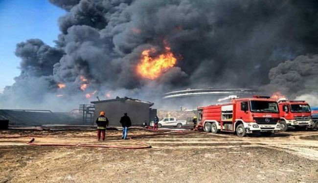 آتش سوزی مخازن نفت لیبی ادامه دارد