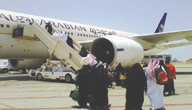 تخلیه هواپیمای عربستانی و آماده‌باش در فرودگاه مادرید