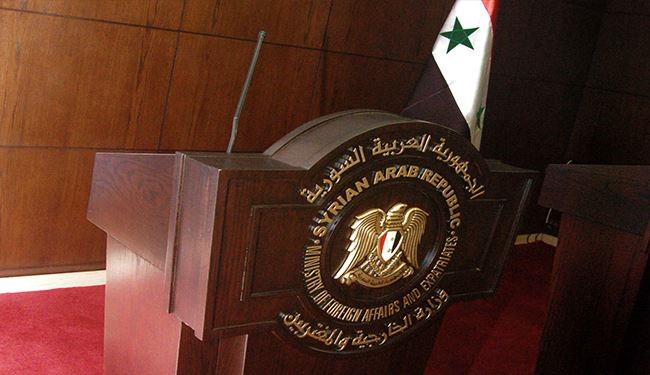 سوريا تستغرب تصريحات فابيوس وكيري حول انتصارات جيشها