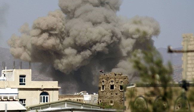 حمله متجاوزان سعودی به مناطق مختلف یمن