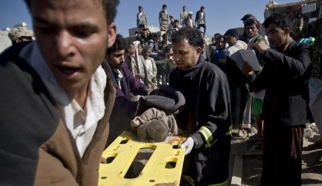 حمله مرگبار جنگنده های سعودی به یمن