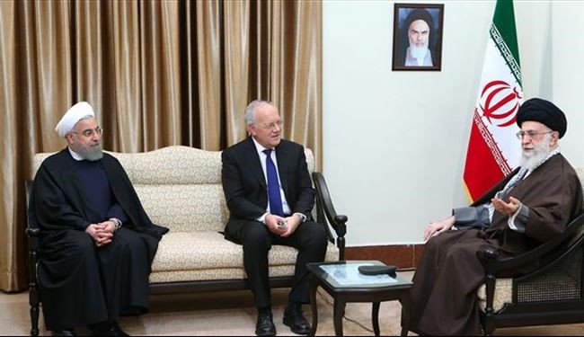 Iran Urges to Boost Economic Ties with Swiss: Ayatollah Khamenei