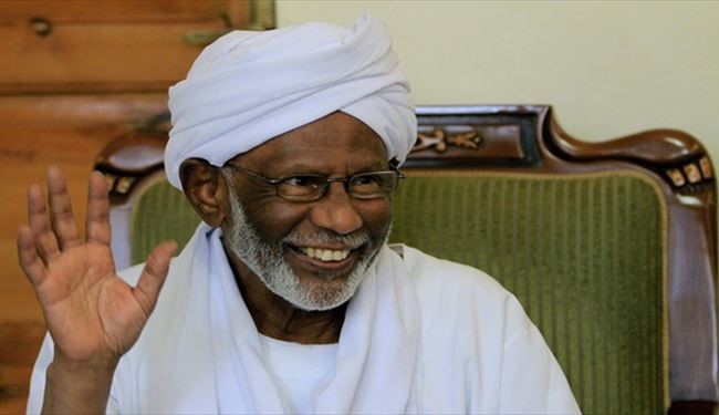 الترابی رئیس حزب مخالف سودانی درگذشت