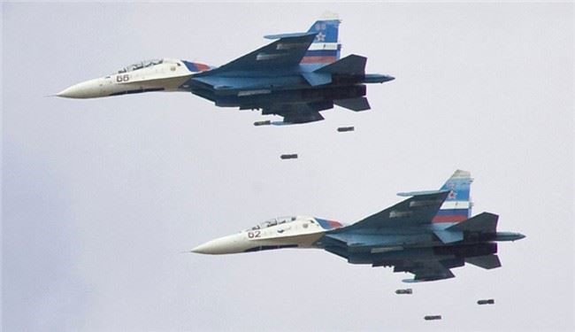 Russian Fighter Jets Pound ISIS Positions near Palmyra