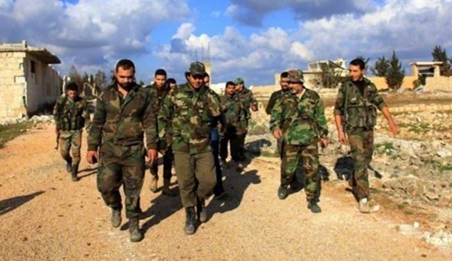 Syrian Army Troops Advancing toward Western Homs