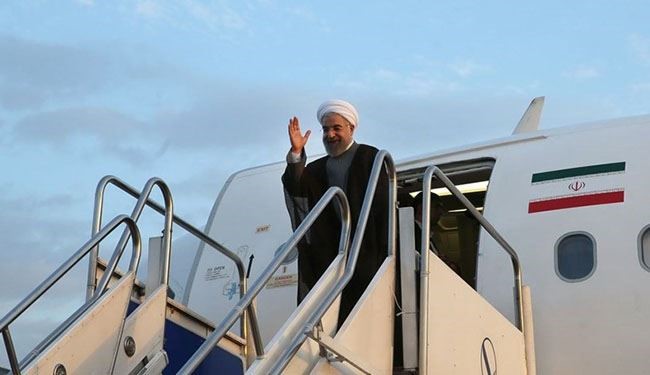 الرئيس روحاني يتوجه الى اسطنبول لحضور القمة الاسلامية