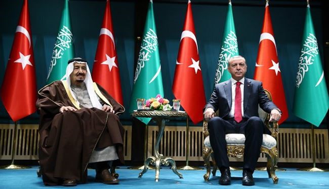 براندازی نظام سوریه، هدف مشترک عربستان و ترکیه