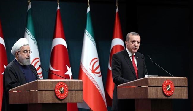 اردوغان: على ايران وتركيا التعاون لوقف اراقة الدماء في المنطقة