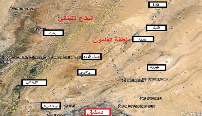 پیشروی مهم ارتش سوریه در قلمون