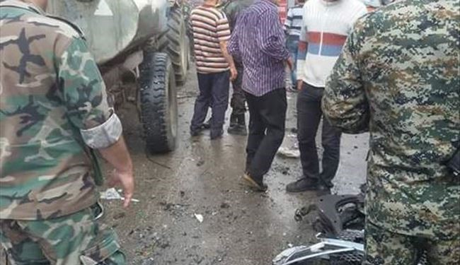 News Pics, Homs Twin  Blast Risen to 12 killed 60 injured: Social Media