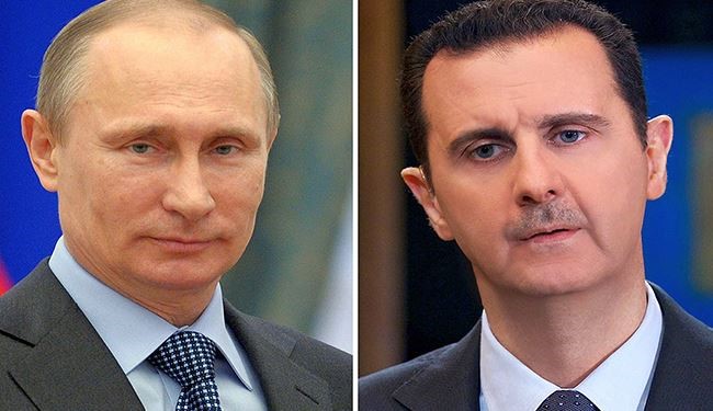 Bashar Al-Assad Congratulates Putin on Victory Day