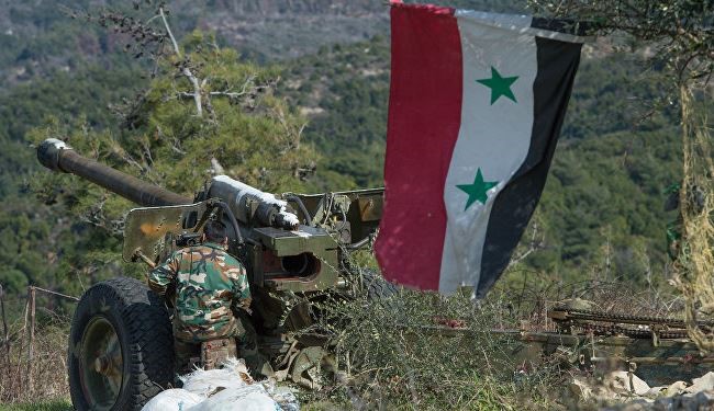 Syrian Army Advanced against Terrorists East of Damascus
