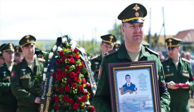 کشته شدن یک سرباز روس درحمص