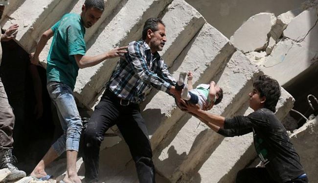 تأکید عفو بین‌الملل بر جنایت‌جنگی تروریست‌ها در حلب