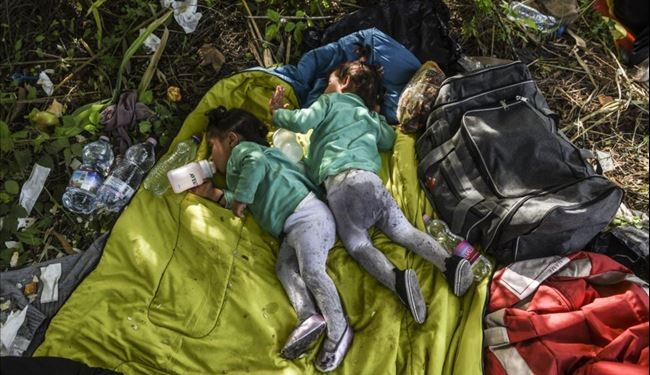 کودکان آوارۀ سوری کجا می خوابند؟+تصاویر