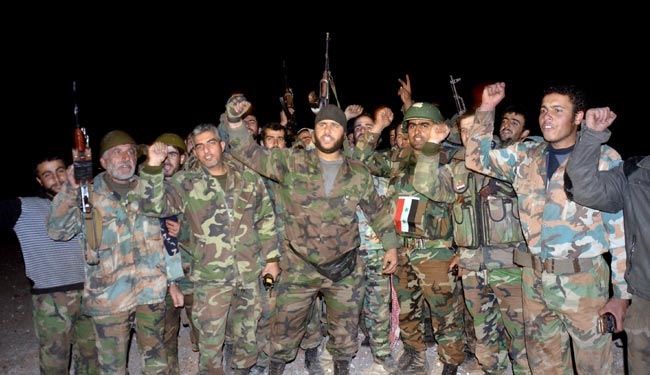 کنترل ارتش سوریه بر منطقه‌ای در دیرالزور