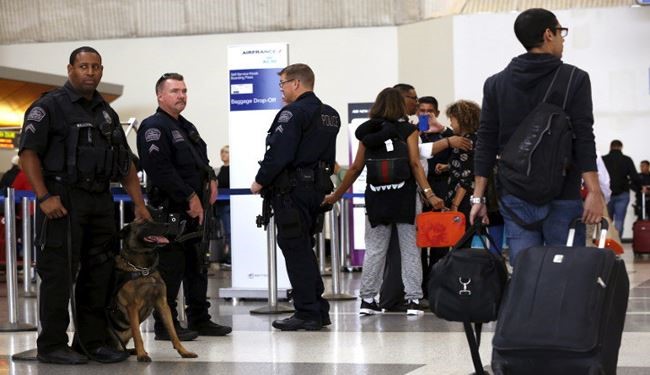 تدابیر شدید امنیتی در فرودگاه بین المللی لس آنجلس