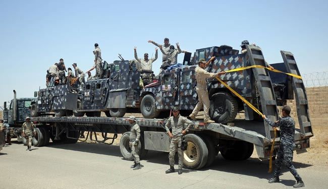 آماده شدن نیروهای عراقی برای عملیات فلوجه +عکس