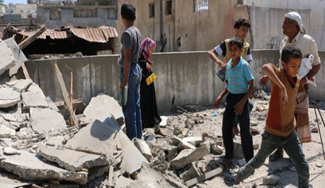 ضحايا أطفال واضرار بقصف مرتزقة العدوان لمحافظات اليمن