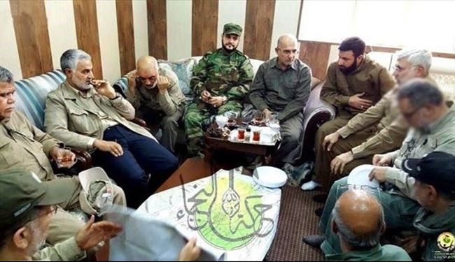 PICS: IRGC QUDS Force Major General Suleimani in Fallujah Operation Room