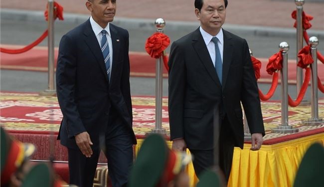 اوباما  در سفر به ویتنام  فیس بوک را فیلتر کرد