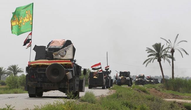 پیشروی نیروهای عراقی از جنوب فلوجه