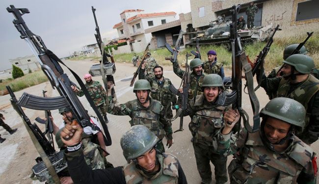 الجيش السوري يقضي على العشرات من المسلحين